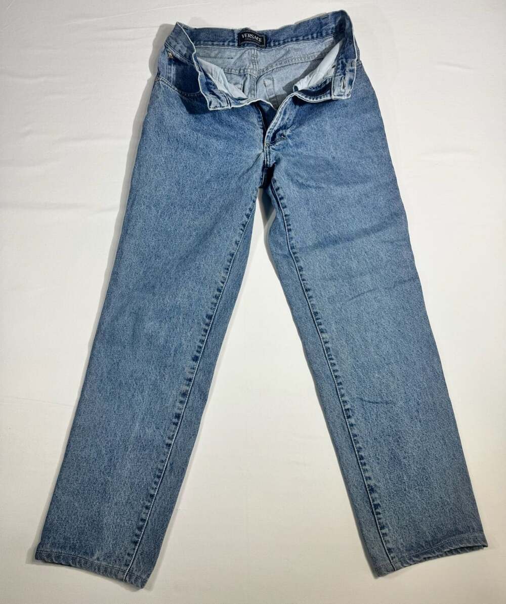 Versace Jeans Couture Denim Jeans Size 33 Blue High-Rise